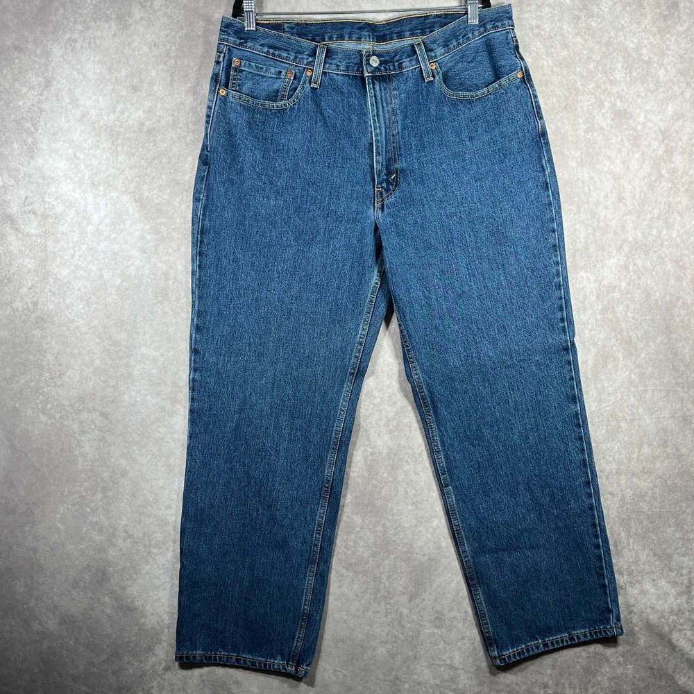 Levi's 550‎ Jeans Mens Size 38X30 Blue Denim Medium Wash Straight Relaxed Fit